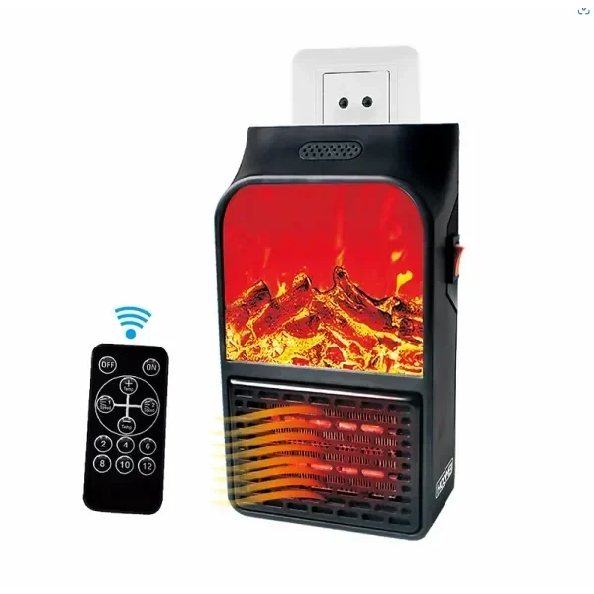 Αερόθερμο Τοίχου 600W Hoomei HM-8835 Mαύρο - Image 2