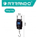 Ψηφιακή Ζυγαριά Αποσκευών Arrango AB57128 Μαύρο - Image 3