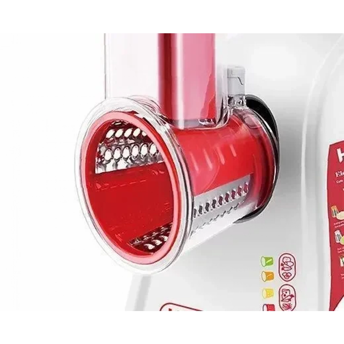 Κόφτης Λαχανικών / Φρούτων 150W Hoomei HM-6135 Κόκκινος - Image 3
