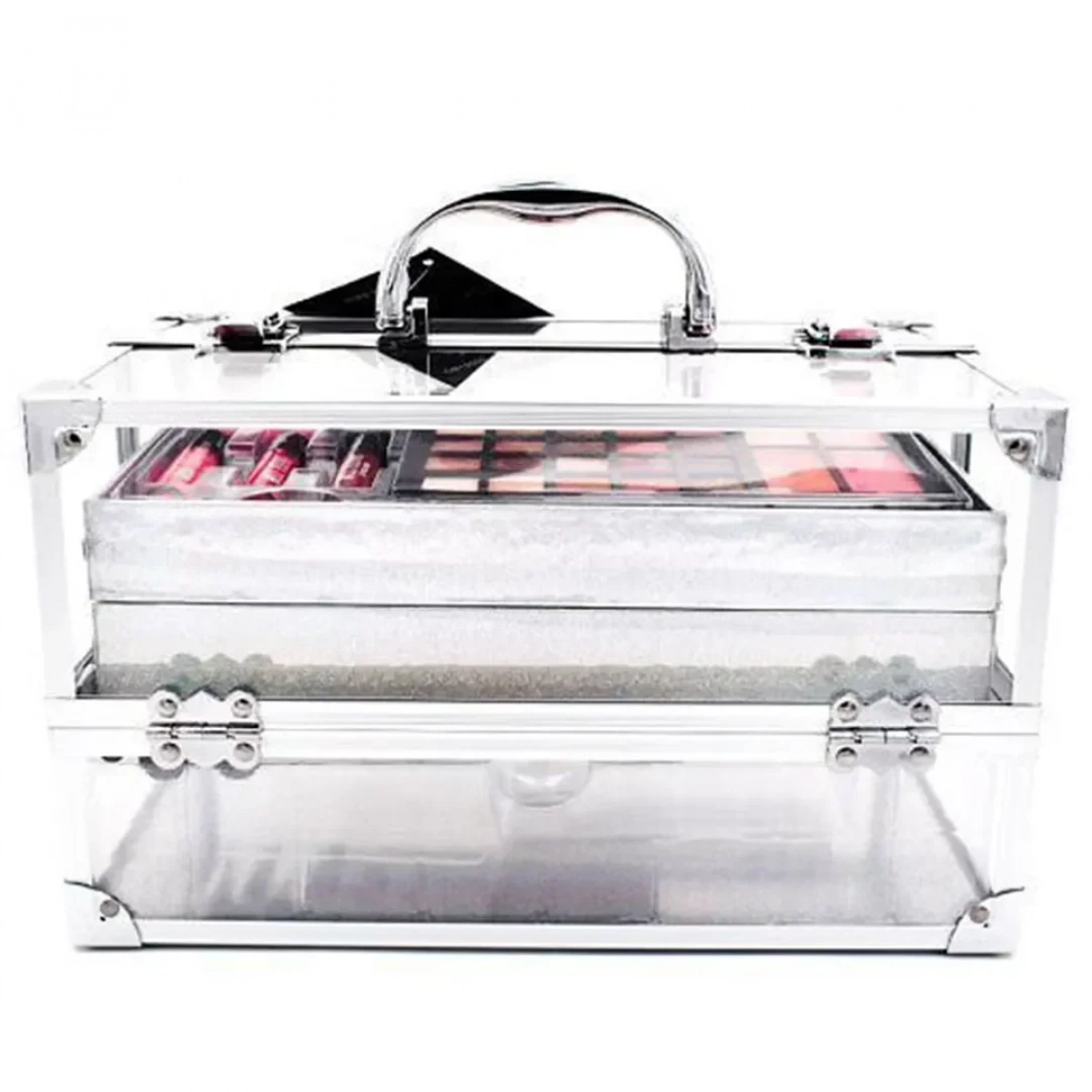 Διάφανο Βαλιτσάκι Μακιγιάζ Miss Young Make Up Kit