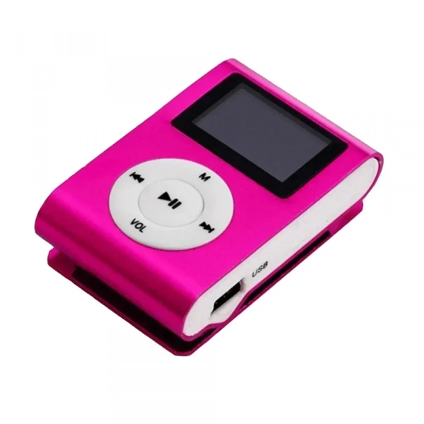 Ezra MP3-2 MP3 Player (32GB) με Οθόνη LCD Ροζ