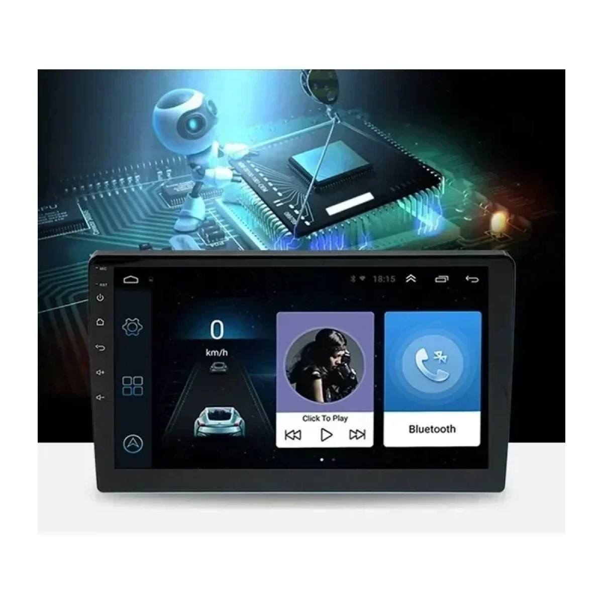 Ηχοσύστημα Αυτοκινήτου Universal 2DIN (Bluetooth/USB/AUX/GPS) με Οθόνη Αφής 9" CBT-9IN (3417)