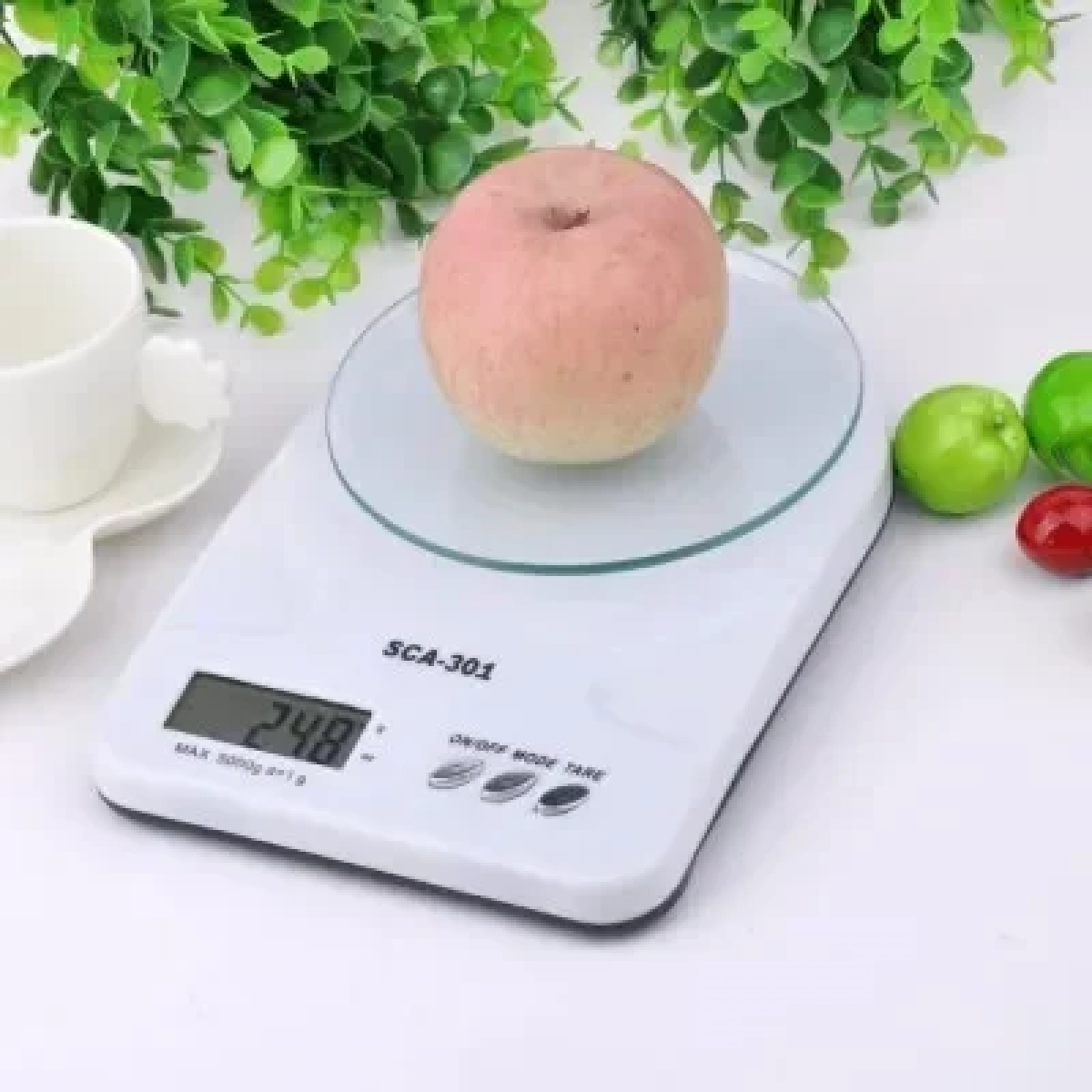 Ψηφιακή Ζυγαριά Κουζίνας 7kg White SCA-301