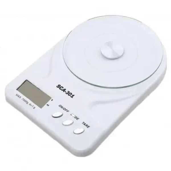 Ψηφιακή Ζυγαριά Κουζίνας 7kg White SCA-301