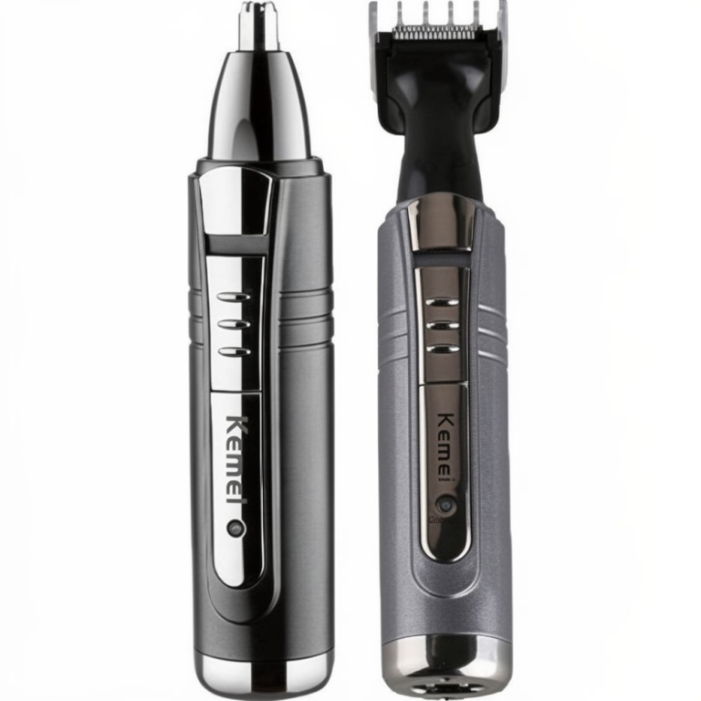 Kemei KM-6511 Επαναφορτιζόμενη Κουρευτική Μηχανή Για Μύτη/Αυτιά & Φαβορίτες 2 σε 1
