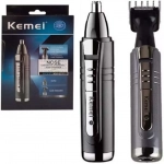 Kemei KM-6511 Επαναφορτιζόμενη Κουρευτική Μηχανή Για Μύτη/Αυτιά & Φαβορίτες 2σε1