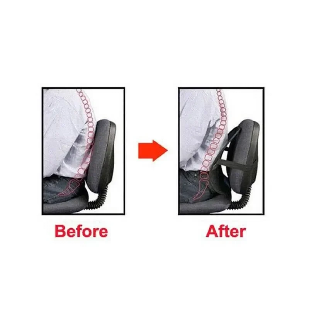 Μαξιλάρι Μέσης Σε Μαύρο Χρώμα GET-101754 - Image 2