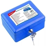 Μεταλλικός κουμπαράς Motarro 15x12x8εκ Μπλε MI027-2