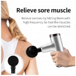 Mini Massage Gun KH 550 για Fascia σε Ασημί Χρώμα - Photo6
