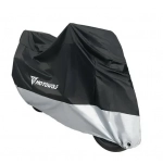 Motowolf Αδιάβροχη κουκούλα μοτοσυκλέτας L 220x95x110 cm - Μαύρο ασημί RA-55