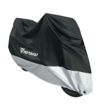 Motowolf Αδιάβροχη κουκούλα μοτοσυκλέτας M 200x90x100 cm - Μαύρο ασημί RA-55