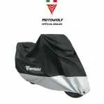 Motowolf Αδιάβροχη κουκούλα μοτοσυκλέτας M 200x90x100 cm - Μαύρο ασημί RA-55