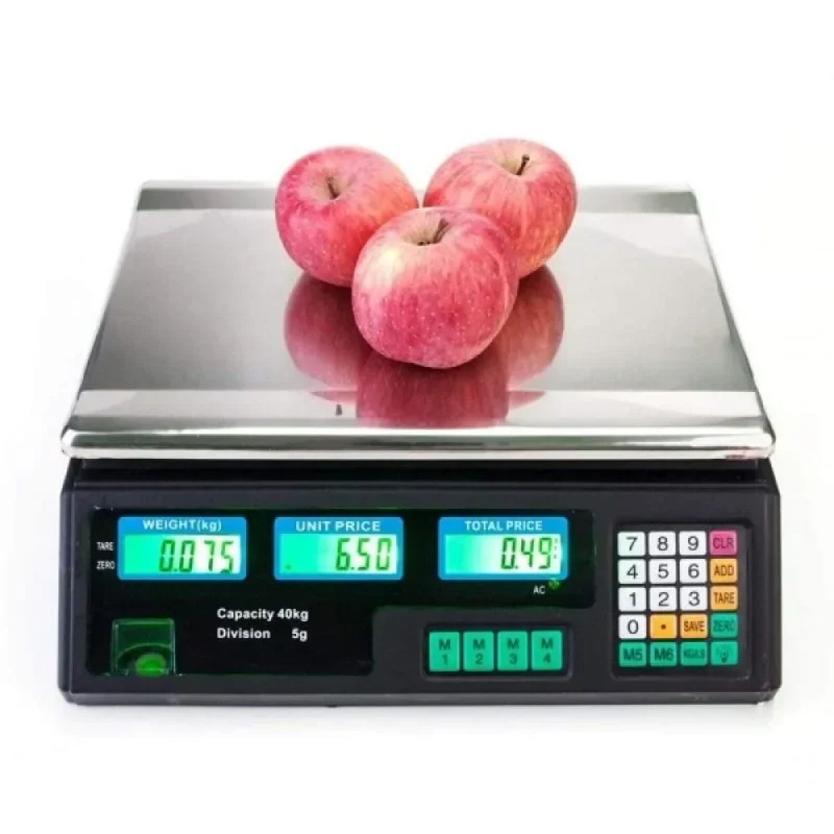Ψηφιακή Ζυγαριά Ηλεκτρονική ACS 30KG Διπλής Οθόνης ACS-30-5