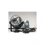 Bailong Mini Magic Ball Διακοσμητικό Φωτιστικό με Φωτισμό RGB Party Light LED σε Μαύρο Χρώμα