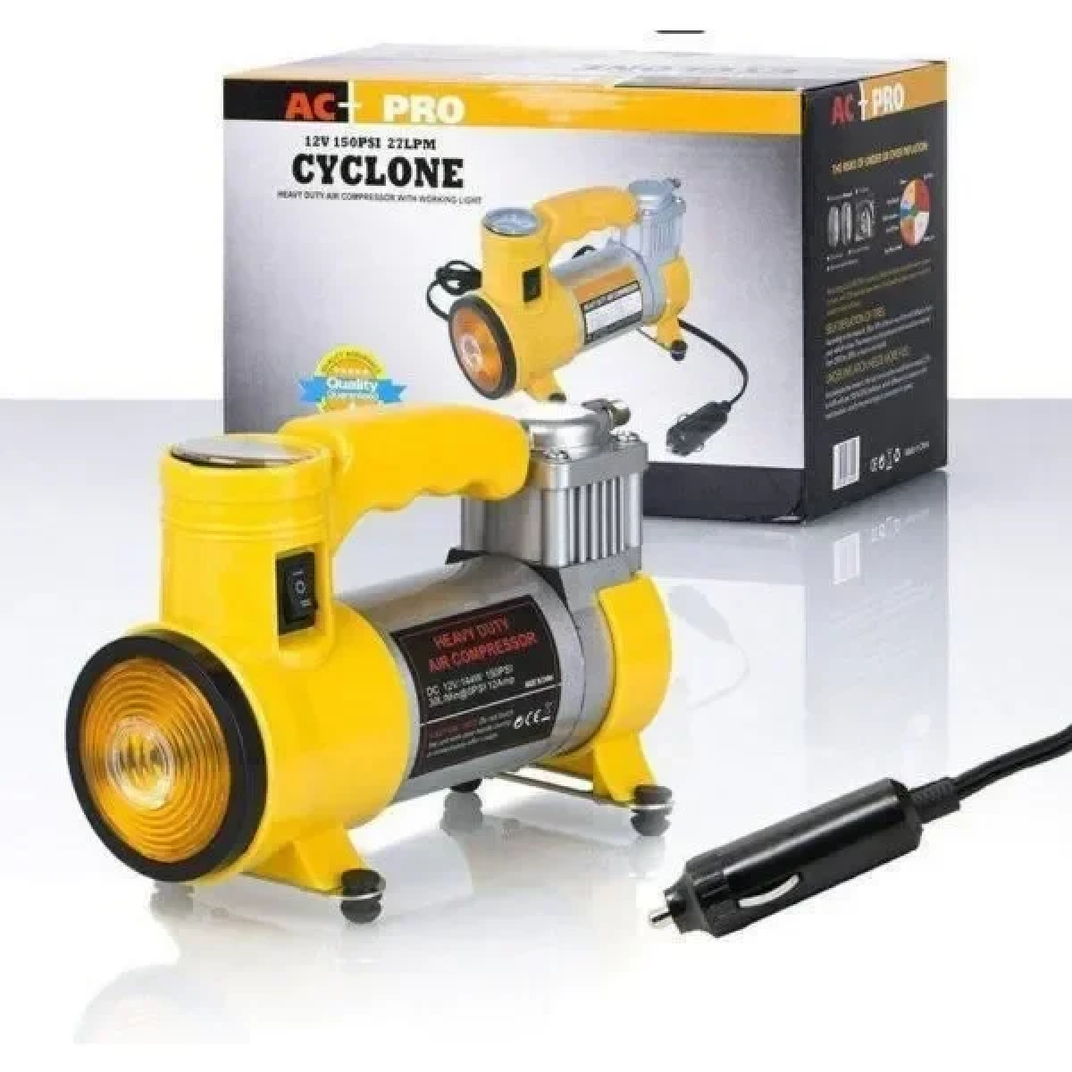 Τρόμπα Αυτοκινήτου 150PSI με Καλώδιο Αναπτήρα 12V