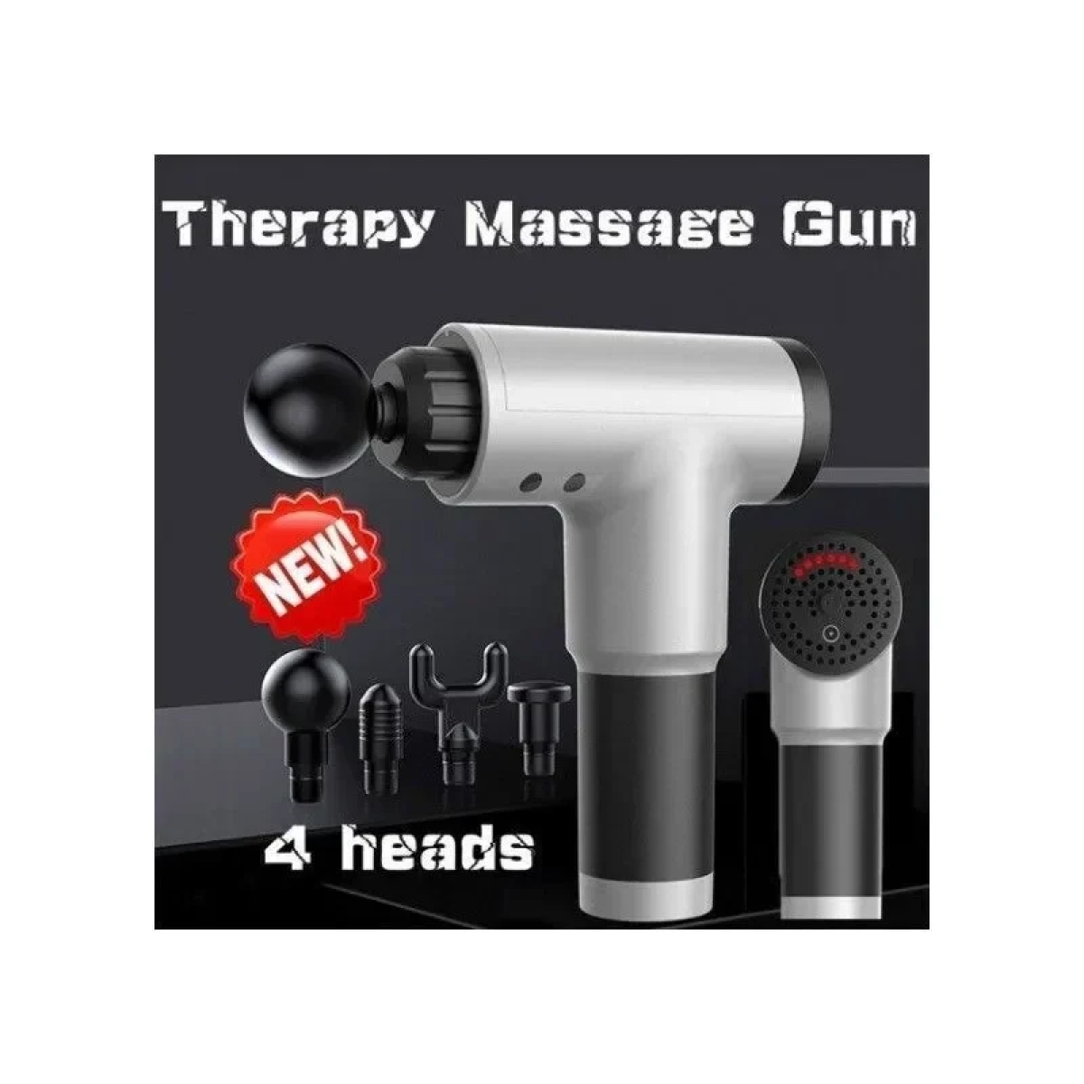 Συσκευή Μασάζ Muscle Fascial Massager MA-5615 ασημί