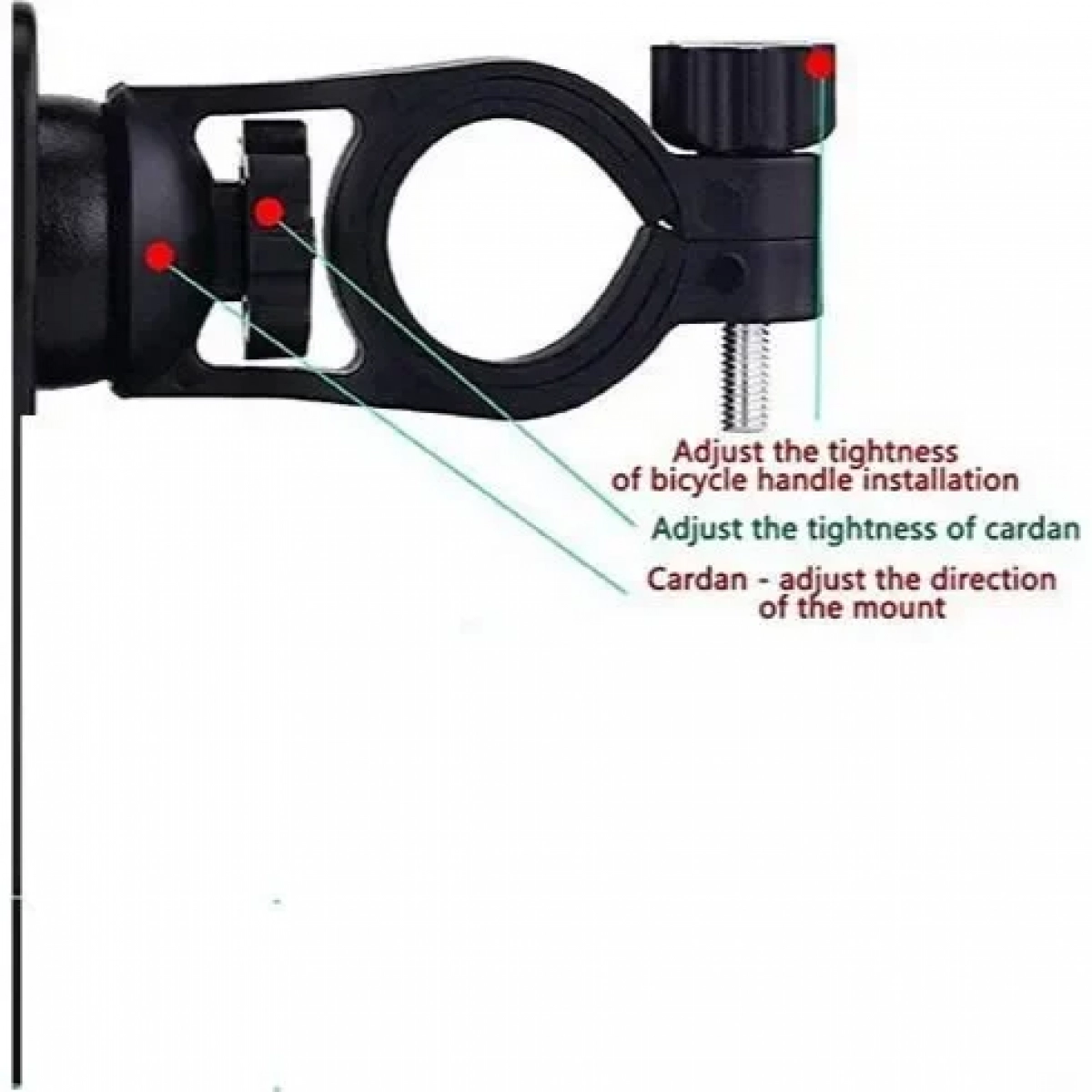 Moxom MX-VS42 Rider Βάση Στήριξης Ποδηλάτου για Κινητό 5.5″ εως 7.2″