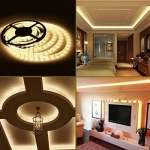 Εύκαμπτη Ταινία 30 LED RGB μήκους 100 cm με Τηλεχειριστήριο, από Πλαστικό - Aria Trade