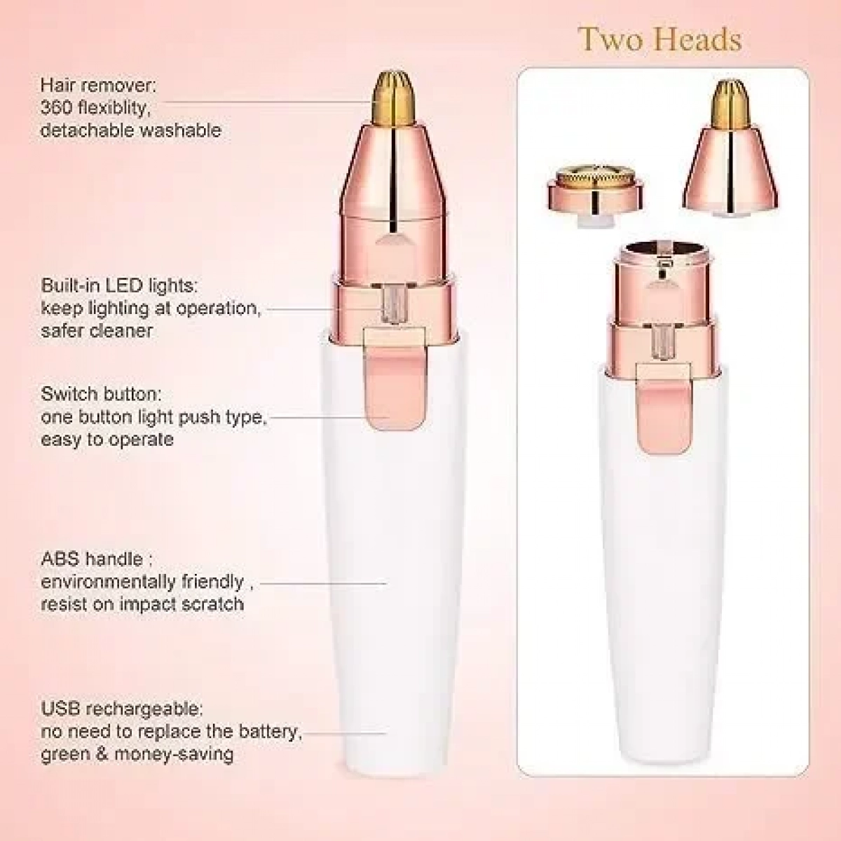 Gemei Eyebrow Trimmer HX-202B Trimmer Μηχανή PS-103899