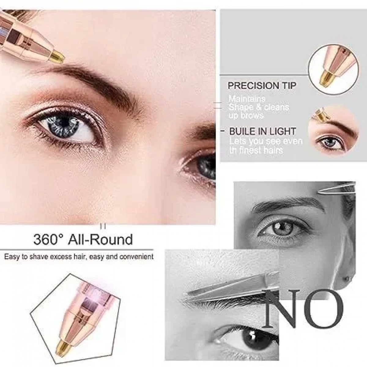 Gemei Eyebrow Trimmer HX-202B Trimmer Μηχανή PS-103899