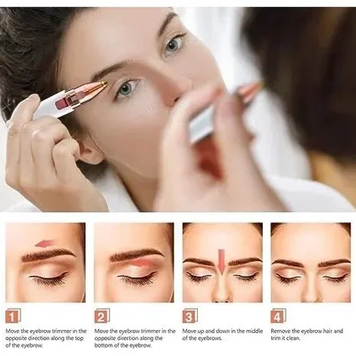 Gemei Eyebrow Trimmer HX-202B Trimmer Μηχανή PS-103899