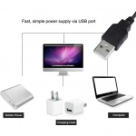 Εύκαμπτη Ταινία 30 LED RGB μήκους 100 cm με Τηλεχειριστήριο, από Πλαστικό - Aria Trade