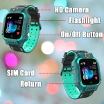 Ezra Παιδικό Smartwatch με Καουτσούκ/Πλαστικό Λουράκι Πράσινο OEM0024