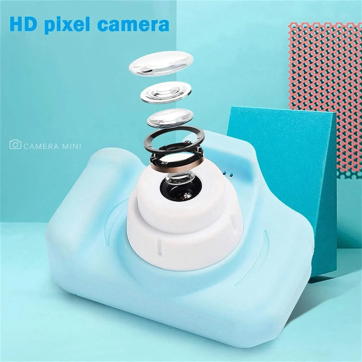 Children Mini Camera Τιρκουάζ (1080P)