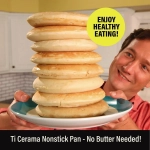 Διπλό αντικολλητικό τηγάνι για pancakes και ομελέτες 20x15x5εκ Κίτρινο