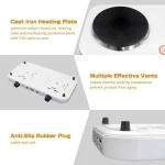 BOMA Ηλεκτρική Επιτραπέζια Εστία Διπλή 220-240V BM-200K-1S