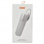 Ezra BE02 Earbud Bluetooth Handsfree Ακουστικό Λευκό - Ezra