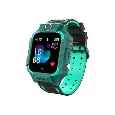 Ezra Παιδικό Smartwatch Με Καουτσούκ/Πλαστικό Λουράκι Πράσινο Oem0024