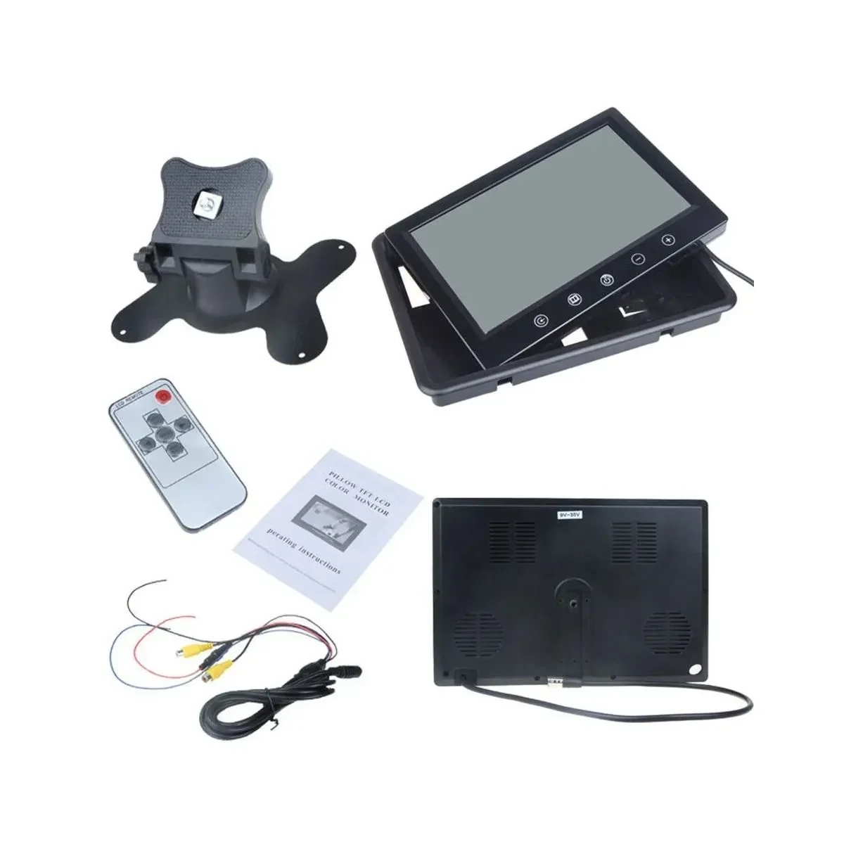 9” TFT/LED Hi-Res DISPLAY MONITOR AU-SP-0025