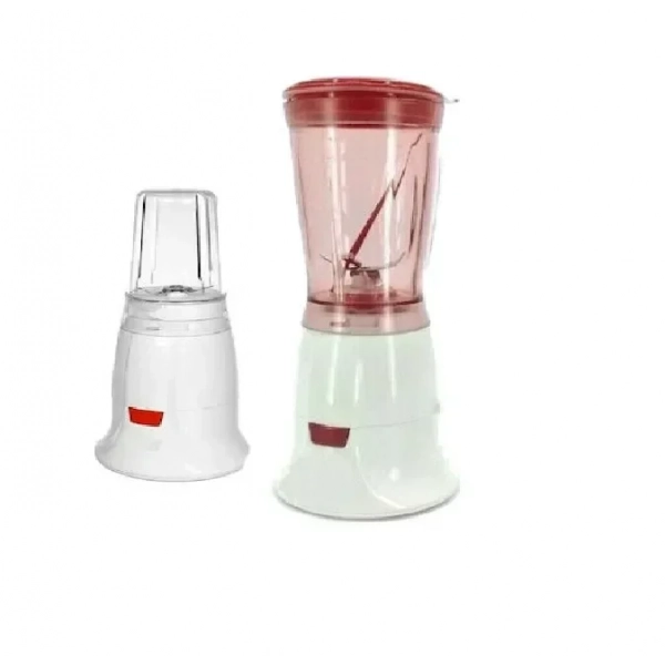 Hoomei HM-6708R Μπλέντερ με Γυάλινη Κανάτα 0.4lt 200W Κόκκινο