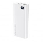 Remax RPP-292 Power Bank 20000mAh 22.5W με 3 Θύρες USB-A και Θύρα USB-C Power Delivery / Quick Charge 3.0 Λευκό
