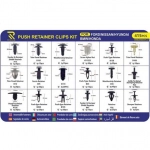 Σετ συνδετήρες αυτοκινήτου - Push Retainer Clips - 415pcs