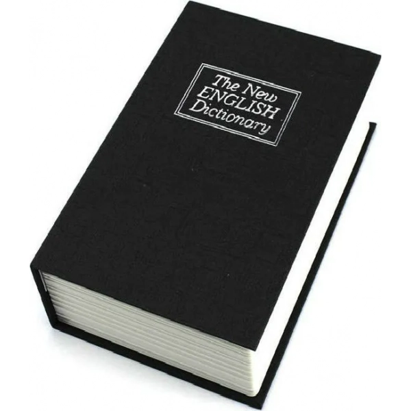 Motarro Βιβλίο Χρηματοκιβώτιο Με Κλειδαριά The New English Dictionary Μαύρο 24*15,5*5,5cm MI028-3