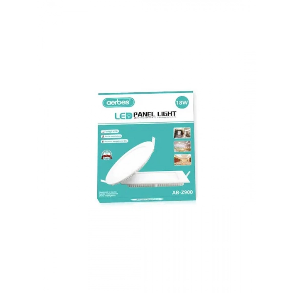 Προβολέας Aerbes Led Panel Light Κυκλικό Σχήμα 18W AB-Z900