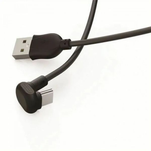 Ezra DC12 USB 2.0 Cable USB-C male - USB-A male Μαύρο 1.2m - Ezra