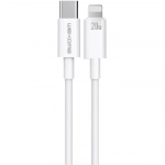 WK WDC-168 USB-C to Lightning Cable 20W Λευκό 1m