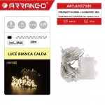 100 Χριστουγεννιάτικα Λαμπάκια LED Θερμό Λευκό Arrango AN57509