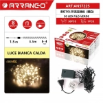 50 Χριστουγεννιάτικα Λαμπάκια LED Θερμό Λευκό 5Μ Arrango AN57225