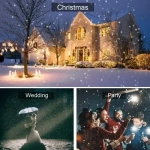 ΝΥΧΤΕΡΙΝΟΣ ΧΡΙΣΤΟΥΓΕΝΝΙΑΤΙΚΟΣ ΦΩΤΙΣΜΟΣ LASER – CHRISTMAS SNOW FLOWER LAMP ΛΕΥΚΟ