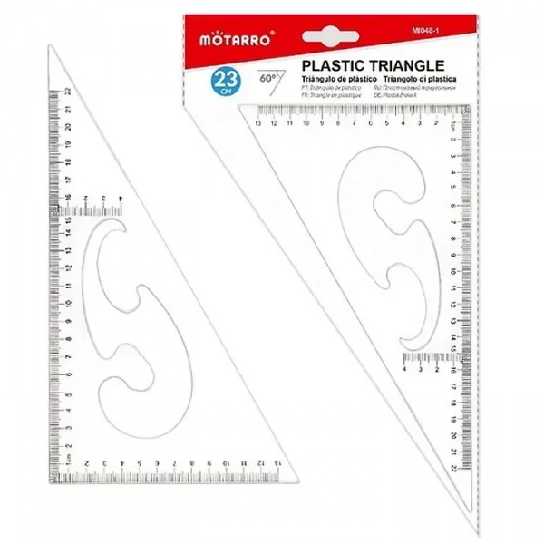 Γεωμετρικό Τρίγωνο Motarro MI048-1 Διάφανο