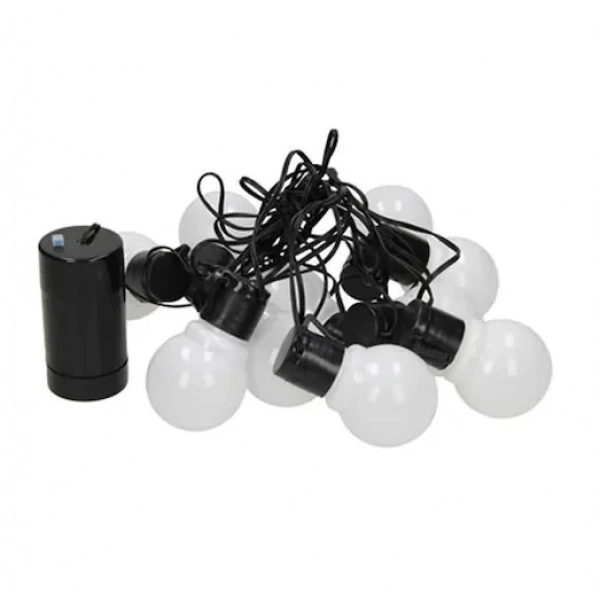 Party Lighting Αδιάβροχα 10 LEDs Φωτάκια Λαμπτήρες Εξωτερικού Χώρου με καλώδιο 6m, 88031 - Party Lighting