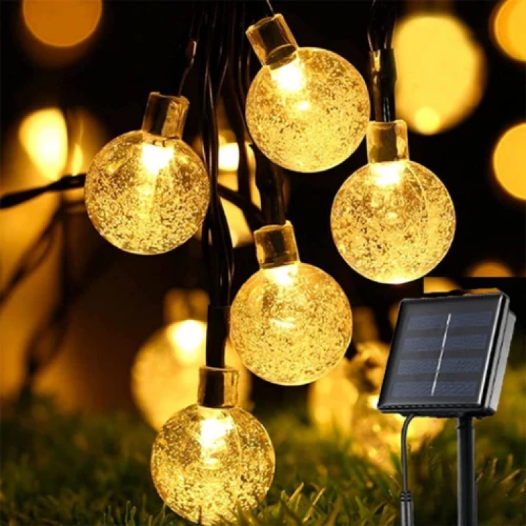 Ηλιακά Χριστουγεννιάτικα Λαμπάκια 20LED Θερμό Λευκό 5m 29543WW