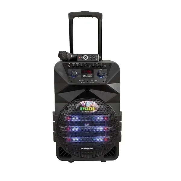Σύστημα Karaoke με Ασύρματα Μικρόφωνα Meirende K5-12 σε Μαύρο Χρώμα