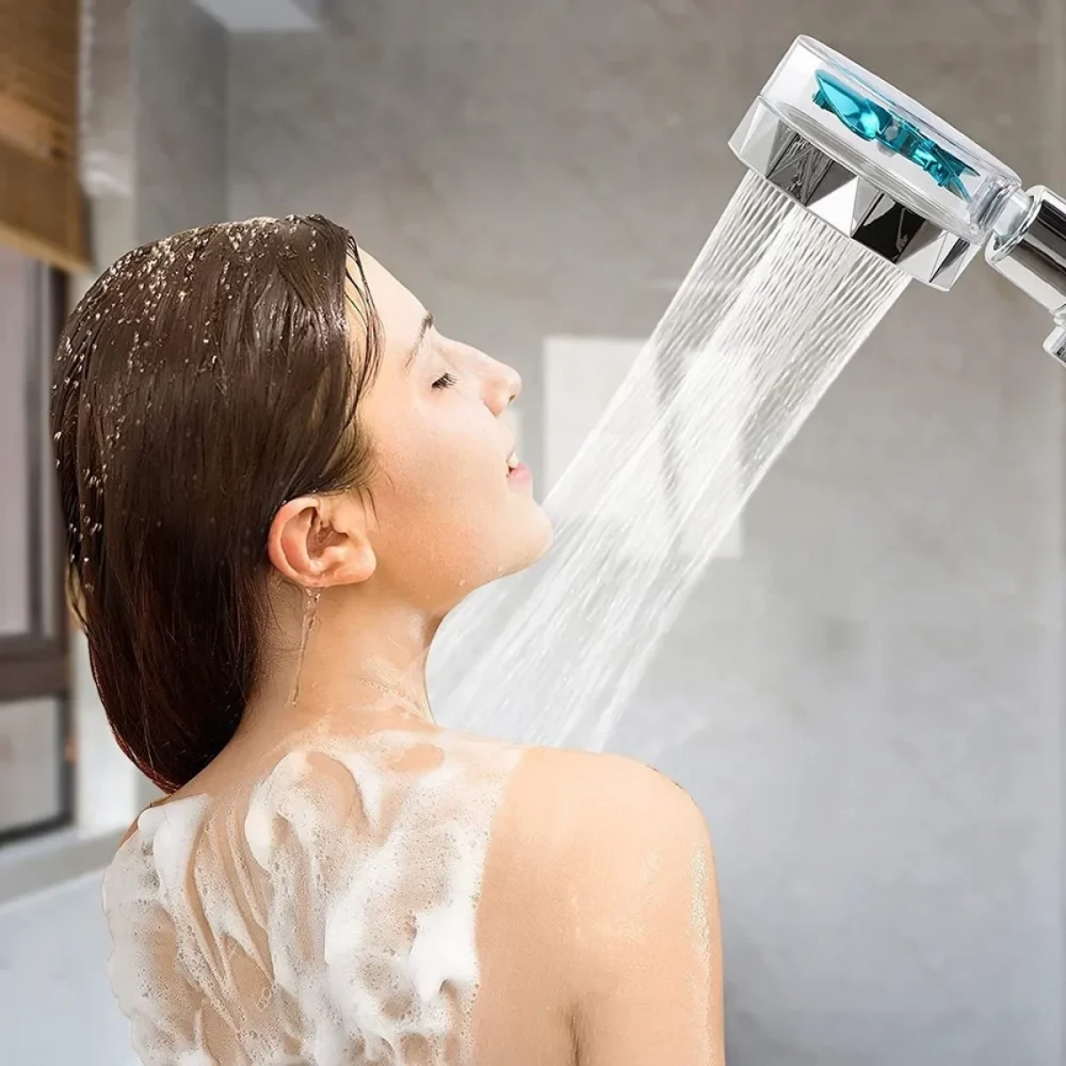 Τηλέφωνο Ντούς Υψηλής Πίεσης με Φίλτρο - Turbocharged Shower Head