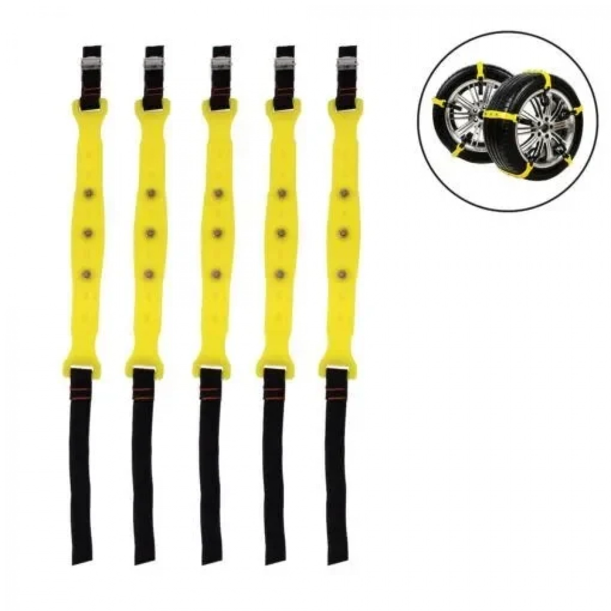 MaxSpeed Medium 185-225mm Αντιολισθητικές Δέστρες για Επιβατικό Αυτοκίνητο 5τμχ