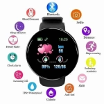 Αδιάβροχο IP67 Smartwatch Ρολόι D18 44mm Activity Tracker Smart Watch - Ροζ